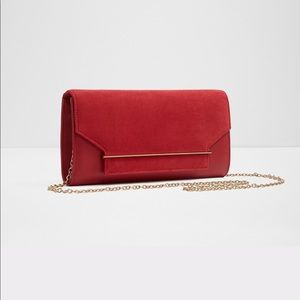 ALDO  Ariradia Red Clutch Purse or Crossbody.